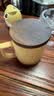 京东京造 故宴窑变 茶杯陶瓷杯茶水分离杯礼盒装【陶瓷茶漏】 阳夕红400ML 实拍图