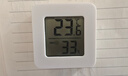 电子温湿度计笑脸显示天气高精准家用婴儿房温度表湿度表壁挂式干湿显示湿度计 【一个装】白色 实拍图