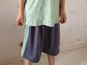 左西男童夏装套装2026新款儿童短袖套装夏季速干运动两件套 绿色  130 实拍图