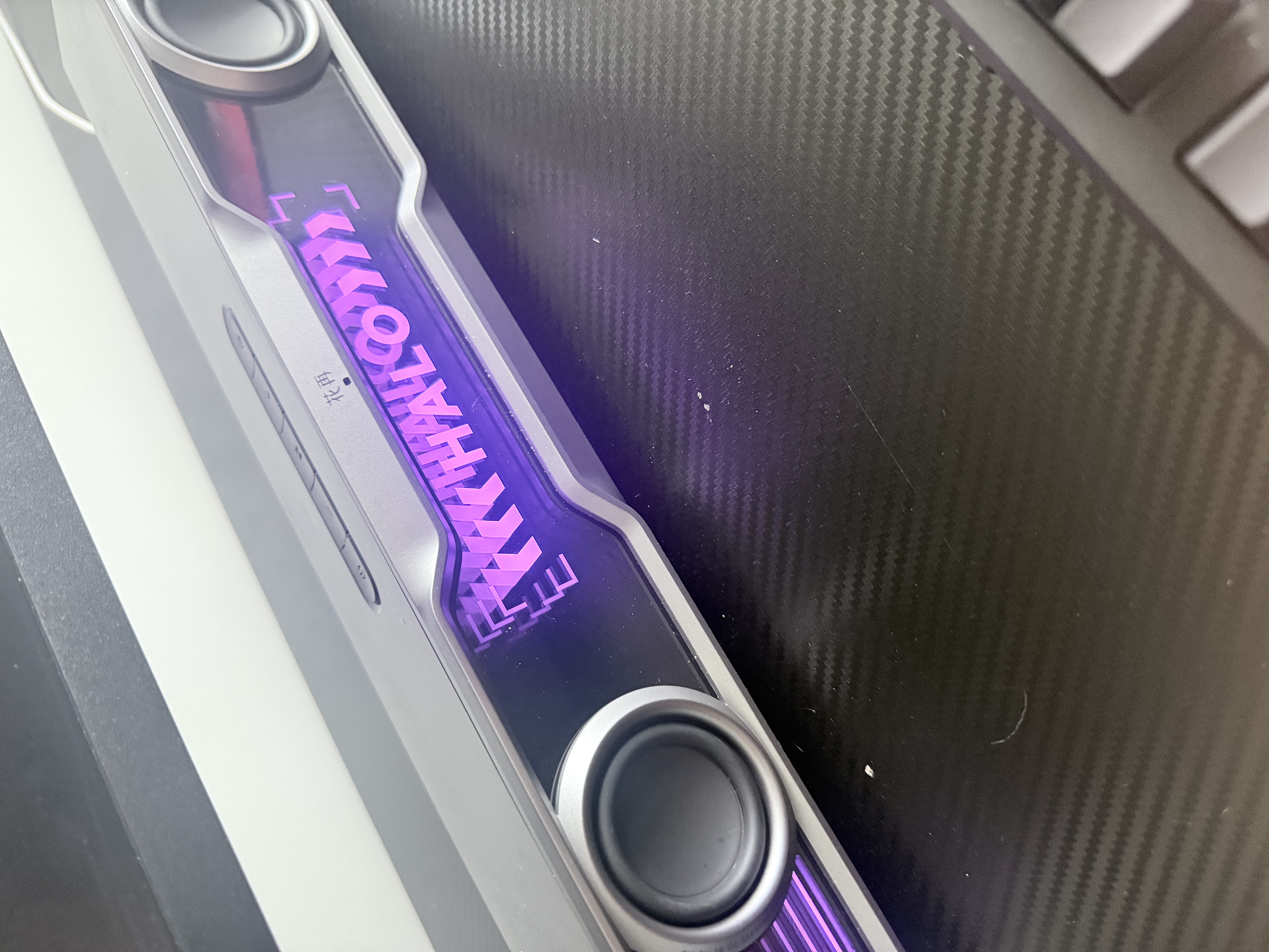 漫步者（EDIFIER）花再Halo SoundBar桌面蓝牙音响 家用桌面台式电脑游戏音响音箱隐藏麦蓝牙5.4播放器MAX情人节礼物 【破界黑】影院级音质+赠擦拭布+晒单返10 实拍图
