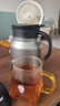 京东京造保温壶 焖茶暖水壶【陶瓷内胆】茶水分离办公室泡茶闷泡壶 灰色1L 实拍图