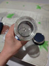 富光 男女士双层玻璃杯 水杯 支持团购定制 304杯子泡茶杯400ML黑 实拍图
