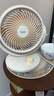 美的（Midea）【小型风扇】轻音台式桌面空气循环扇家用柔风电风扇宿舍办公迷你台扇落地扇空调伴侣 GAF18AD 实拍图