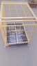 酷奇宠狗笼方管狗笼子大中小型犬金毛加粗宠物狗狗笼子狗屋用品 黄色带天窗78*54*73cm 建议30内中小型犬 实拍图