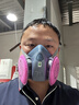 3M7502硅胶防尘面具口罩防工业粉尘过滤各类颗粒物及有机蒸气异味配2097CN 实拍图