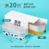 优奥空气炸锅锡纸碗铝箔可重复使用烤箱蛋糕布丁烘焙模具锡纸盒杯20只 实拍图