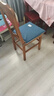 富居四季坐垫椅垫硬质棉椅垫简约雪尼尔四季坐垫钴蓝色40*40cm 实拍图