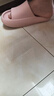 优调负跟拖鞋女厚底居家防滑室内拉筋前高后低拖鞋男夏 粉色37-38 实拍图