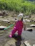 SooGree赶海服儿童涉水裤钓鱼服饰下水裤玩沙水服连体雨鞋雨裤一体抓鱼 实拍图