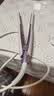 松下（Panasonic）【焕新补贴】直板夹便携女士刘海卷发棒负离子直发夹板神器卷直发型宿舍家用送女友生日礼物HV23 紫色【千万级负离子】 13mm 实拍图