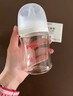 贝亲（Pigeon）玻璃奶瓶宽口径防胀气240ml L号奶嘴 6月+ AA188  实拍图