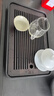 雅集茶具茶盘托盘家用现代简约小型沥水储水实木功夫茶具托盘竹茶托 实拍图