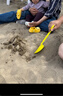 牧童儿童拖鞋夏男宝宝洞洞鞋软底女童卡通洗澡婴幼儿家居鞋奶狮黄130 实拍图