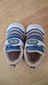 巴布豆童鞋春款男女宝宝毛毛虫学步鞋防滑软底机能鞋婴幼儿童鞋靛蓝24码 实拍图