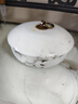 善琏湖笔汝窑火锅砚防干墨碟陶瓷防蒸发不干墨多功能学生初学者火锅砚台墨池带盖盛墨汁用保湿文房四宝配件 实拍图