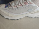 斯凯奇（Skechers）奶茶熊夏季女鞋熊猫老爹鞋透气休闲运动鞋厚底149238 QQ豆乳/NAT 39.5 尺码偏大，建议选小半码 实拍图