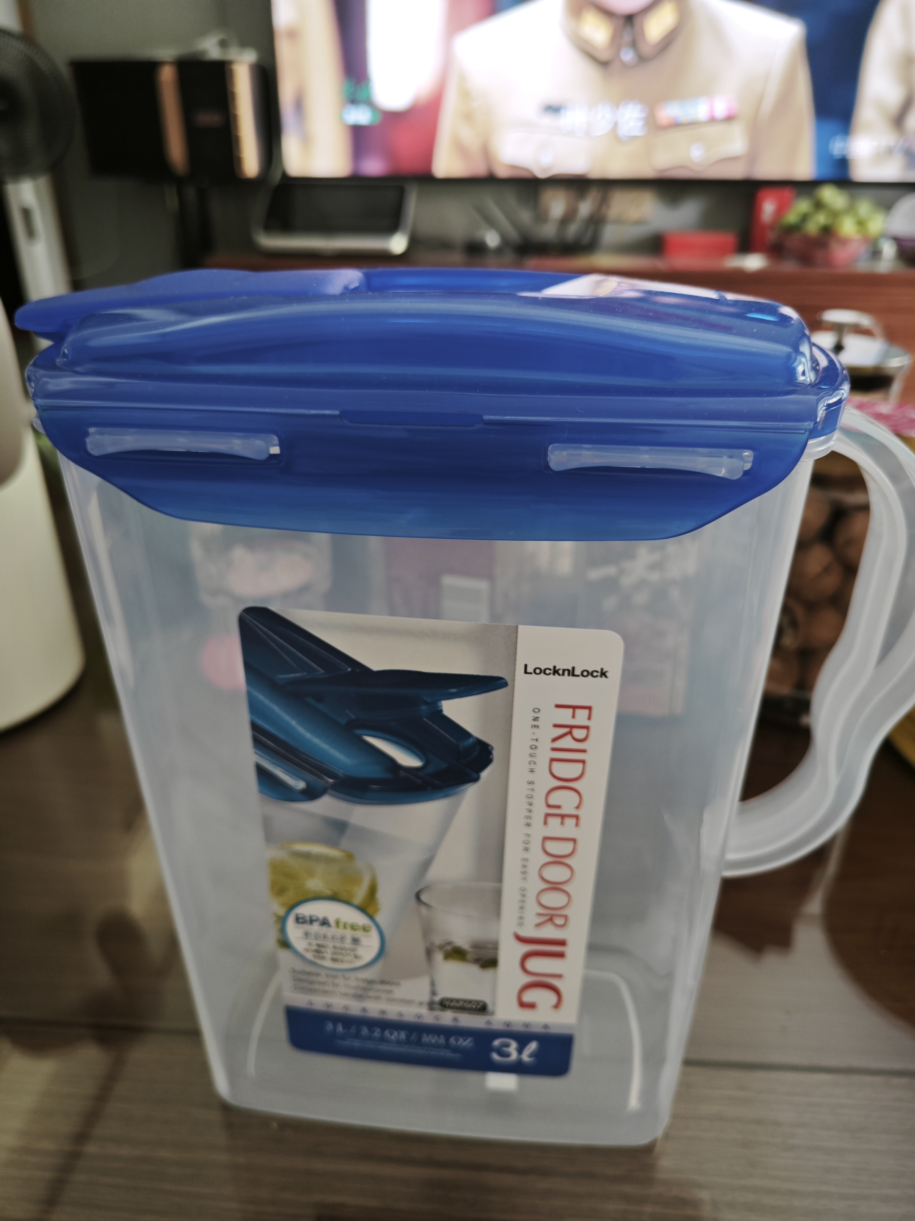 乐扣乐扣冷水壶耐高温食品级塑料凉水壶大容量水杯家用夏季凉白开大水壶 可放热水3L 实拍图