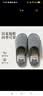 利达妮（TZLDN）日式棉拖鞋男款居家棉男士家居家用秋冬季包头毛布拖鞋 灰色40-41 实拍图