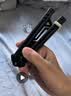 YY小刀yy钢鹦鹉螺 夜光款蝴蝶刀【桔梗balisong】不锈钢安全未开刃 全黑黑刃【夜光款】 实拍图
