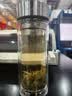 富光玻璃杯双层带茶隔大容量水杯 高档商务泡茶杯 高硼硅杯子500ml 实拍图