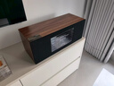 秉瑞复古hifi发烧级黑胶纯CD播放一体机音响车载光盘专辑播放器家用唱片碟机蓝牙音箱台式高音质FM收音 棕木纹 40瓦-不带蓝牙遥控 实拍图