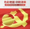 易利丰（elifo）加厚1号党旗标准旗帜手持一号尺寸192*288cm挂墙面旗子纳米防水涤纶面料办公室会议室内壁挂式装饰 实拍图