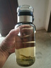 【送杯套】大容量加厚玻璃杯子便携杯茶水分离带杯套泡茶水杯 透明 1000ml吨吨桶 1只装 实拍图
