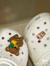 卡骆驰（CROCS）檀健次同款经典洞洞鞋轻便百搭女沙滩鞋包头拖鞋男鞋|10001 白色-100(含智必星) 37 /38(230mm) 实拍图