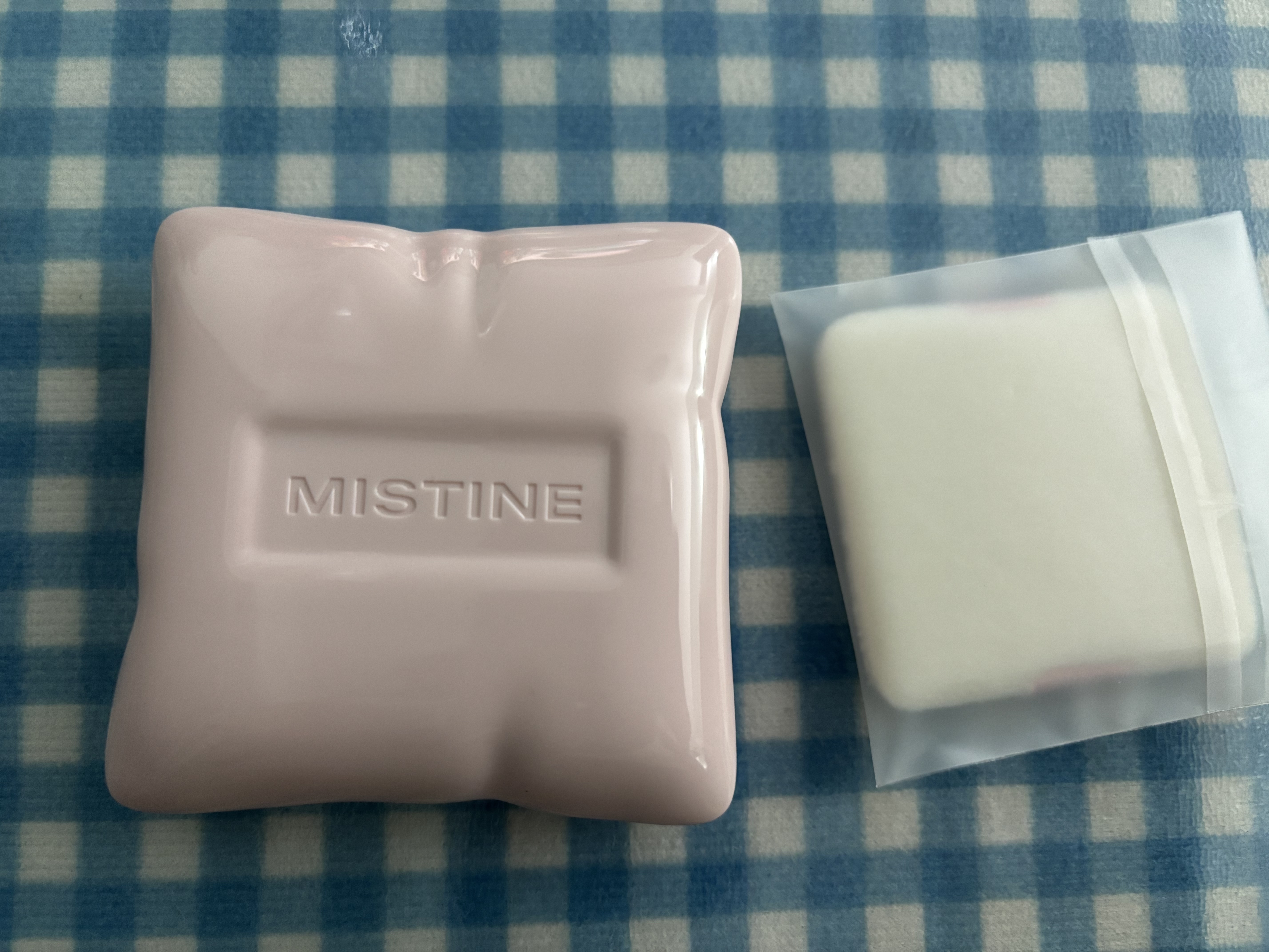 Mistine蜜丝婷嘭嘭粉饼定妆控油遮瑕补妆防水防汗服帖生日礼物送女友 实拍图