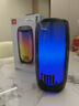 JBL PULSE5 音乐脉动五代 便携式蓝牙音箱全面屏炫彩小音箱低音炮 便携户外露营防水防尘音箱 PULSE5黑色 实拍图