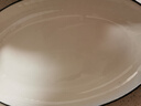 拜杰双耳鱼盘陶瓷蒸鱼盘白瓷盘子家用12英寸纯白西餐盘饺子盘商用 实拍图