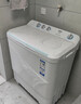 海尔（Haier）半自动双桶双缸洗衣机 12KG大容量  强力去污洗大件 一级能效家电国家补贴以旧换新 XPB120-81D2 实拍图