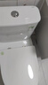 惠达（HUIDA）抽水马桶家用大冲力节水虹吸式卫生间坐便器HDC6360B 400坑距 实拍图