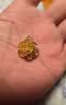 中国黄金（CHINA GOLD）足金牡丹花吊坠女款花朵黄金项链锁骨链情人节生日礼物送女友妈妈 【今/次日达】牡丹花吊坠【赠银镀金链】约0.3g 实拍图