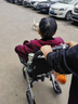 怡辉（YIHUI）轮椅小型轻便折叠老人专用出行旅行便携式推车家医用可上飞机 实拍图