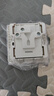 西门子（SIEMENS）开关插座 嵌入式插座 冰箱内嵌式插座 10A五孔隐藏式插座 深灰银 实拍图