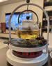 GLASSLOCK盖朗仿真碳火悬壶煮茶围炉煮茶套装露营烧水煮茶全玻璃0胶水养生花茶壶恒温中秋节日员工礼品礼物 实拍图