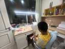 孩视宝红光台灯护眼学习专业防蓝光全光谱桌面大路灯S01B-100W-RS 实拍图