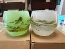琯玉玉瓷千里江山茶杯单杯高档男女琉璃建盏大号主人杯品茗杯功夫茶具 汝青玉瓷千里江山茶杯 实拍图