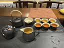 京东京造 茶具整套 功夫茶具陶瓷套装茶壶茶杯茶盘【黑陶提梁壶】 12件套  实拍图