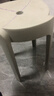 树浩家用塑料加厚凳子可叠放餐椅网红风车餐桌椅子现代简约餐厅书桌用 L.HF升级加强PP材料30cm面-灰色 实拍图