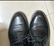 意尔康男鞋圆头商务正装鞋春秋单鞋系带皮鞋德比婚鞋 53449W 黑色 41 实拍图