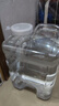 极度空间纯净水桶食品级桶装PC水桶储水桶矿泉水桶茶水桶手提透明竖方桶20L 实拍图