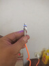 艾胜者180°旋转弯直头数据线Type-C超级快充线120W适用华为小米VIVO荣耀OPPO充电线手机加粗tpc线6A闪充 炫酷发光旋转【赤橙】120W扁圆口 1米 实拍图