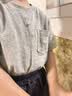 盖璞（GAP）男女幼童2026春季新款刺绣logo口袋纯棉短袖T恤儿童装894385 实拍图