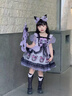 G.duck小黄鸭库洛米裙子女童连衣裙洛丽塔公主裙儿童表演服宝宝生日礼服 单裙送裙撑 110 尺码4~5岁【100-110cm】 实拍图