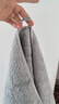 金号纯棉加厚毛巾2条装 运动吸水面巾洗脸巾 蓝/灰 72*34.5cm 150g/条 实拍图