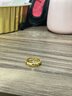 【捡漏】正品24黄金色光面戒指男女款招财素圈沙金戒指情侣款送礼 光面金色戒指 实拍图