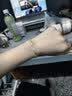 老银坊（MASTER SILVERSMITH）时光星语999足银小蛮腰纯银手链精致百搭个性手饰双层手串送礼物 时光星语999足银小蛮腰+精美礼盒 实拍图