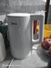 美的（Midea）电热水壶家用烧水壶泡茶0涂层食品级304不锈钢自动断电双层防烫全钢无缝1.5L大容量 MK-HJ1566 实拍图